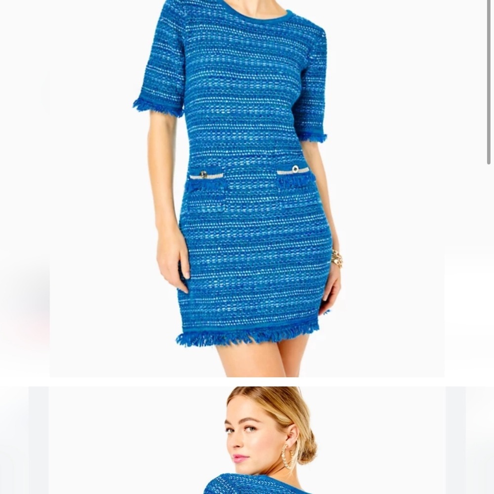 Lilly Pulitzer Beckington Teal dress Small - Picture 3 of 12